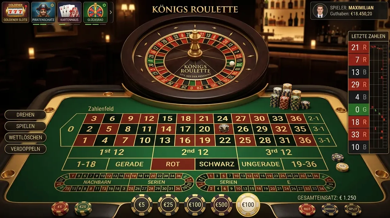 Beliebt bei Slota: Tischspiele