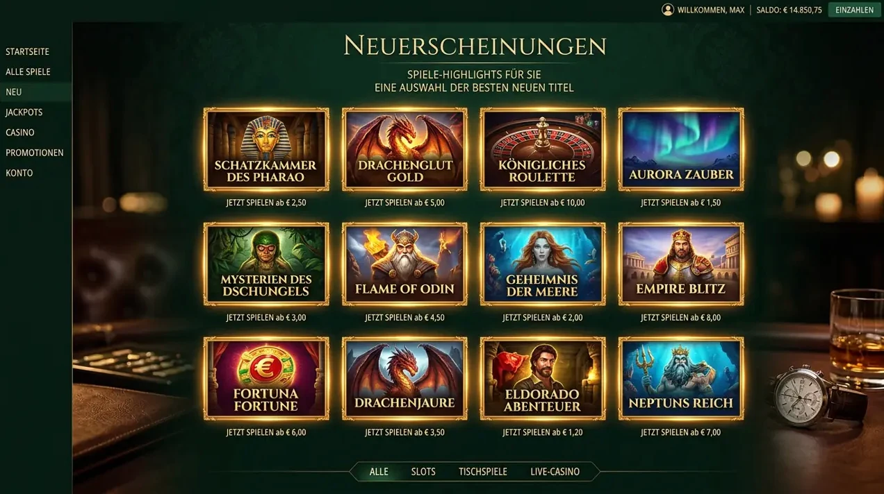 Beliebt bei Slota: Neue Spiele